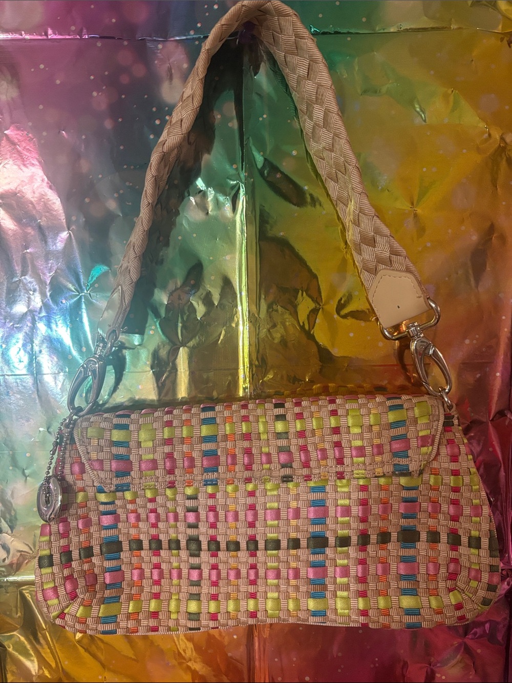 The Sak Multicolored woven purse
